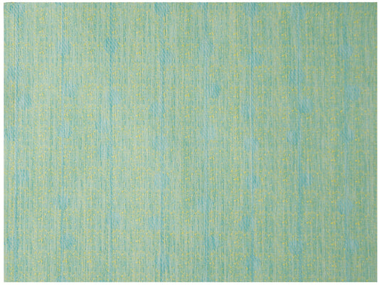 set da tavola bubble giada, colore giada, taglia 33 x 45. coordinato da tavola piegato con vista completa su sfondo neutro