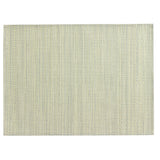 set da tavola in pvc intrecciato canna avorio, colore avorio, taglia 33 x 45. coordinato da tavola piegato con vista completa su sfondo neutro