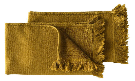 set di 2 asciugamani ospiti luna noci, colore noci, taglia 50 x 30. asciugamano ospite piegato elegantemente su fondo neutro 1080