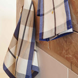 set di 2 strofinacci archie indaco, colore indaco, taglia 50 x 70. confezionato in 100% cotone bio, assorbenza e resistenza per ogni esigenza in cucina