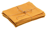 set di 4 tovagliette riciclate delia girasole, colore girasole, taglia 33 x 45. realizzata in 80% cotone riciclato 20% poliestere, unisce funzionalità e stile sulla tua tavola
