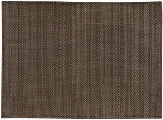 set da tavola canna caffè, colore caffè, taglia 33 x 45. sottopiatto ripreso su fondo neutro per mostrare i dettagli