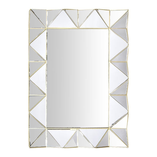 specchio da parete con cornice specchiata e bordino oro specchio3, quadro moderno con cornice elegante per pareti raffinate