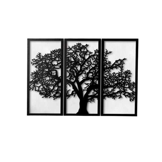 cornice decorativa albero della vita nero 125x88 cm mt1924011, quadro moderno con cornice elegante per pareti raffinate
