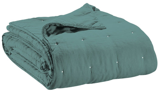 striscia da letto zeff prussia, colore prussia, taglia 90 x 240. dettaglio del prodotto da bagno 1181