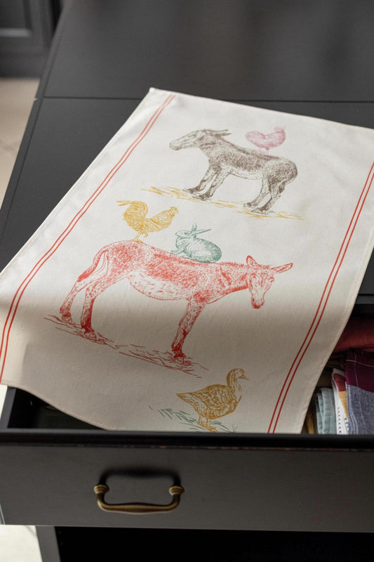 strofinaccio ferme ecru, colore ecru, taglia 48 x 72. confezionato in 100% cotone, assorbenza e resistenza per ogni esigenza in cucina