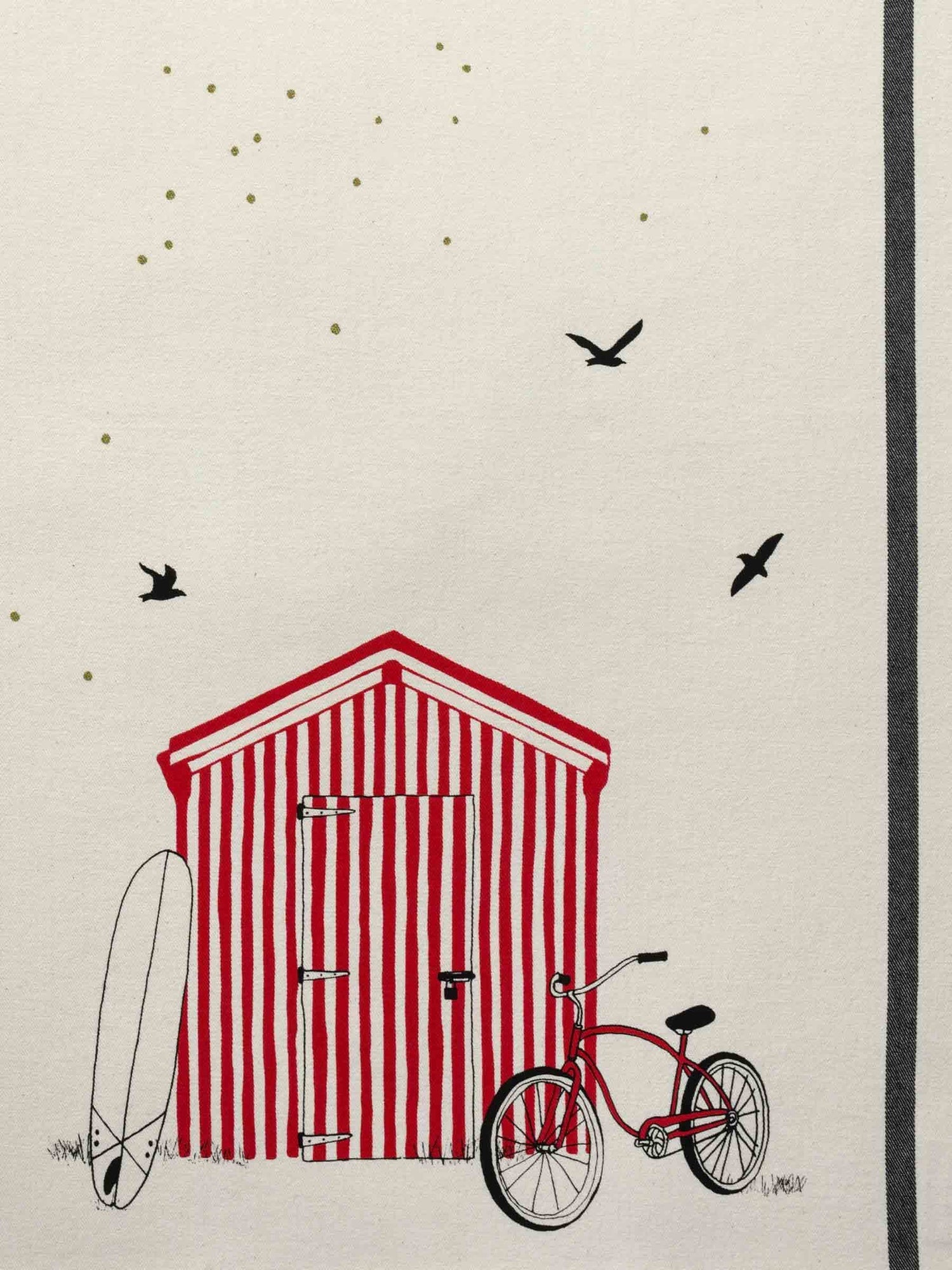 strofinaccio marinette ecru, colore ecru, taglia 50 x 70. confezionato in 100% cotone bio, assorbenza e resistenza per ogni esigenza in cucina