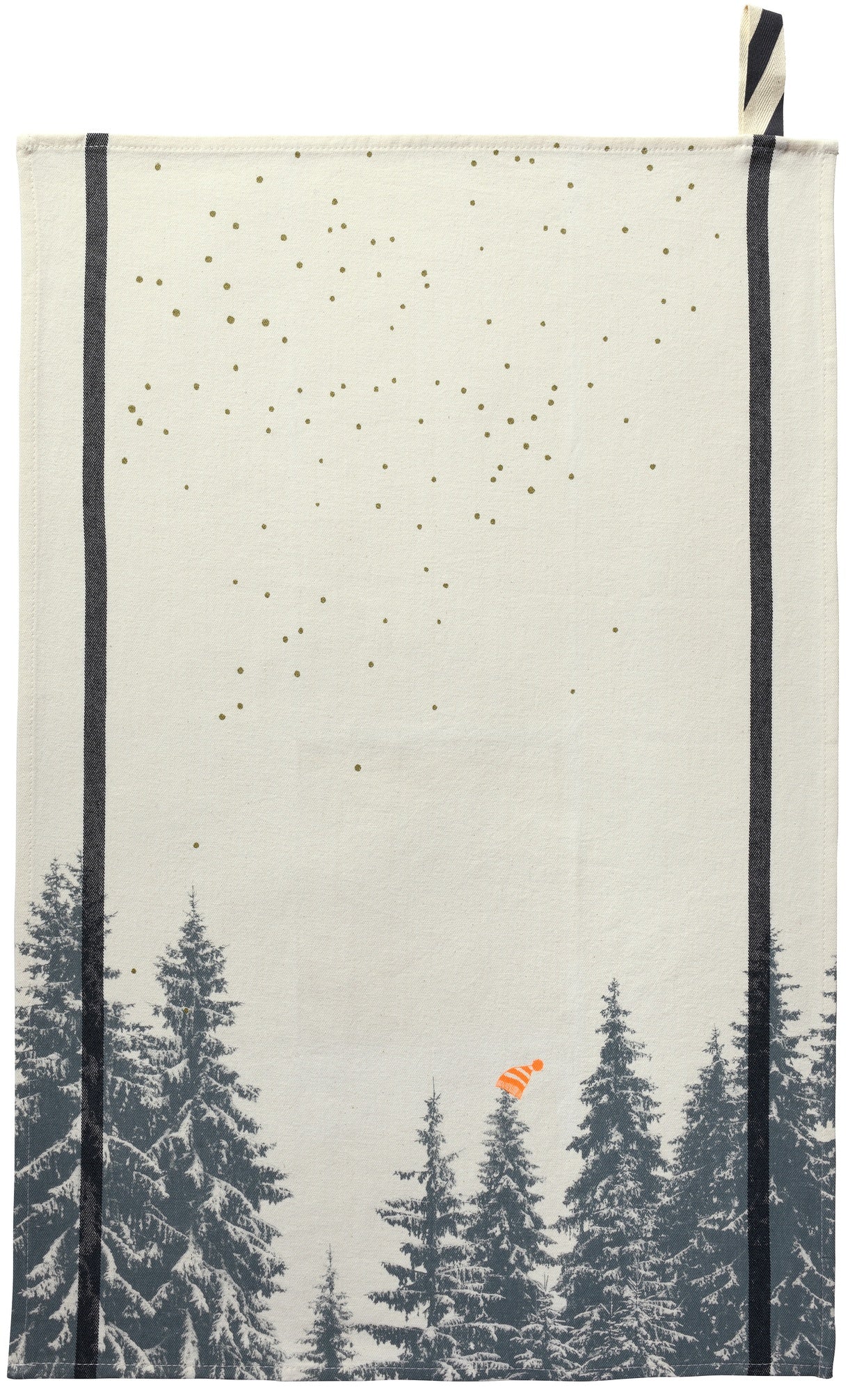 strofinaccio bertille ecru, colore ecru, taglia 50 x 70. strofinaccio piegato su fondo neutro per mostrare texture e finiture