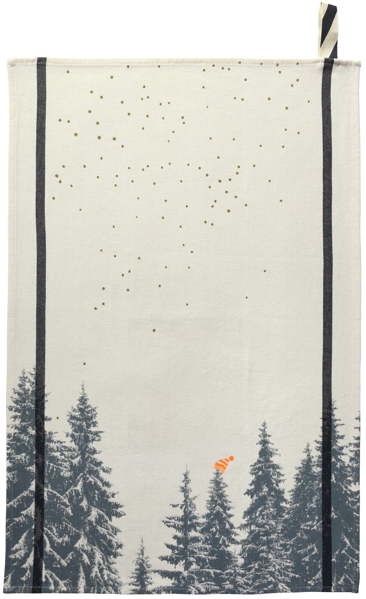 strofinaccio bertille ecru, colore ecru, taglia 50 x 70. strofinaccio piegato su fondo neutro per mostrare texture e finiture