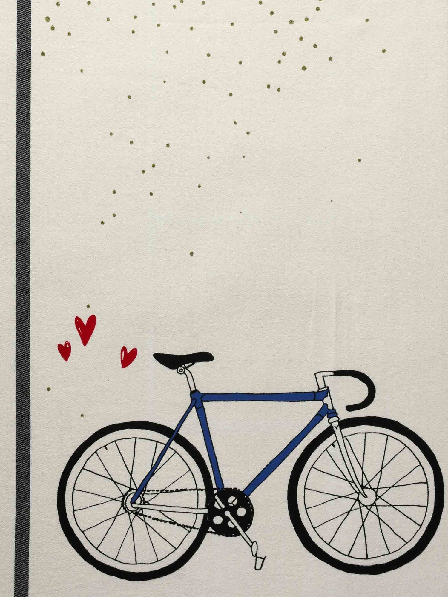 strofinaccio felice, colore felice, taglia 50 x 70. confezionato in 100% cotone bio, assorbenza e resistenza per ogni esigenza in cucina