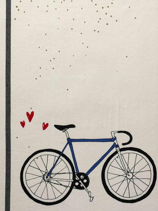 strofinaccio felice, colore felice, taglia 50 x 70. confezionato in 100% cotone bio, assorbenza e resistenza per ogni esigenza in cucina