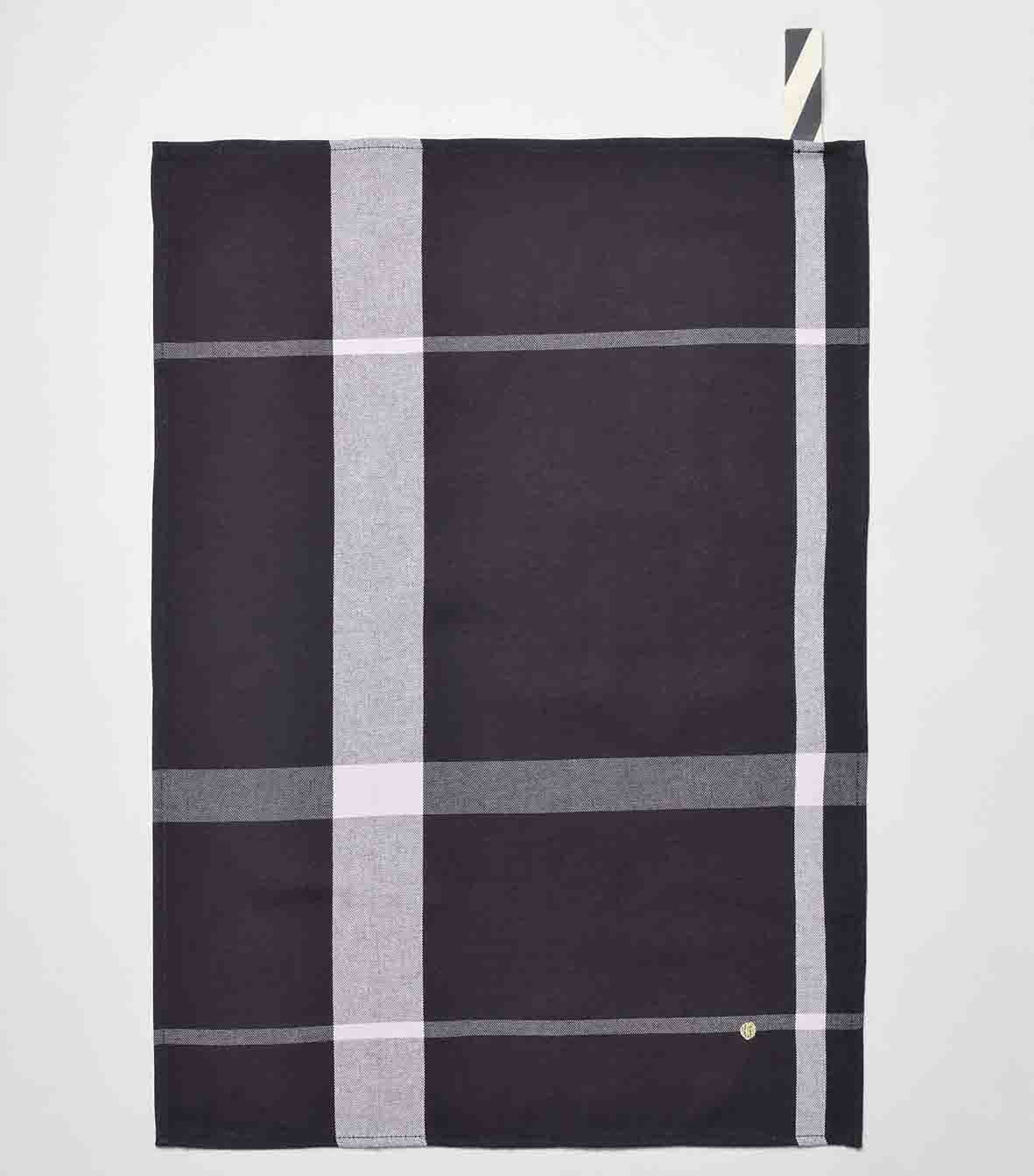 strofinaccio la nonna caviale, colore caviale, taglia 50 x 70. confezionato in 100% cotone bio, assorbenza e resistenza per ogni esigenza in cucina