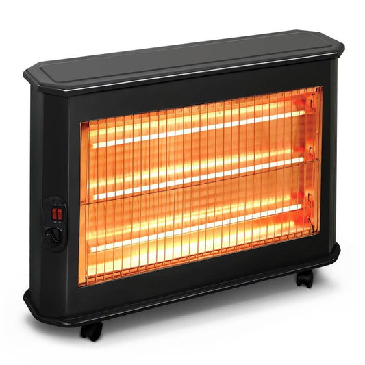 stufa elettrica kumtel ks-2700 a quarzo 2000 watt, soluzione per riscaldamento o raffreddamento domestico