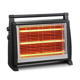 stufa elettrica kumtel lx-2831 a quarzo 1800 watt, soluzione per riscaldamento o raffreddamento domestico