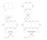 tavolino camogli in legno, finitura rovere rustico e metallo verniciato nero trasformabile in tavolo da pranzo 120×80 cm –...