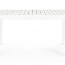 Tavolo allungabile PELAGIUS in alluminio bianco 135×90 cm – 270×90 cm