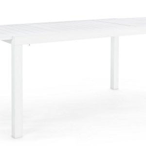 Tavolo HILDE allungabile bianco 140/210×77 cm