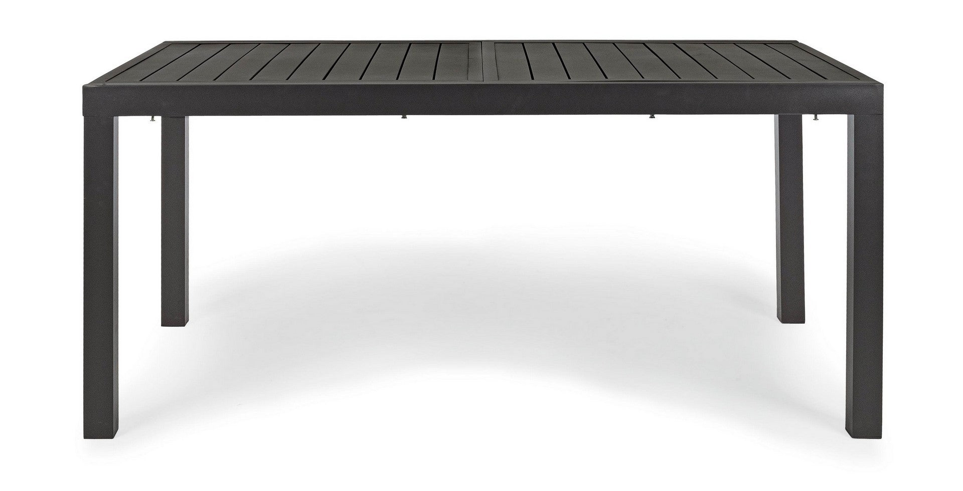 tavolo hilde allungabile antracite 160/240×90 cm, ideale per barbecue, aperitivi o relax estivo