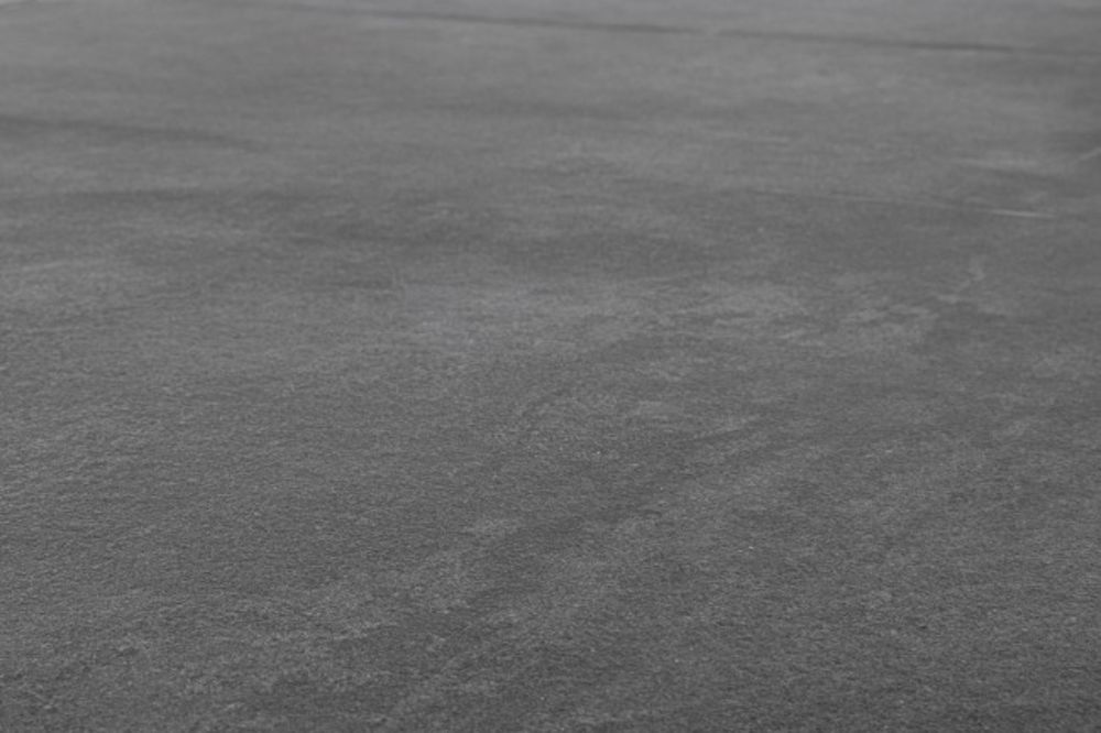 tavolo fisso mason in ceramica e struttura in alluminio antracite 160×90 cm, design resistente e dal look naturale