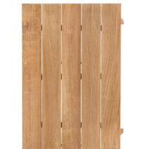 Tavolo allungabile CAMERON in alluminio antracite e legno teak 228×100 cm – 294×100 cm