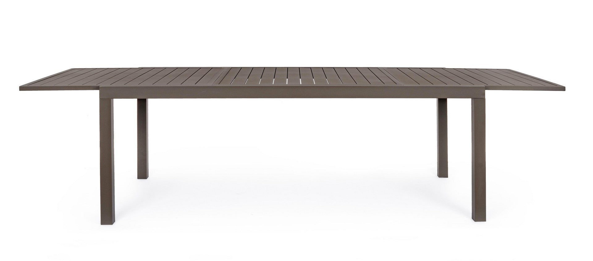 tavolo hilde allungabile coffee 200/300×100 cm, ambientazione in giardino con sedie coordinate