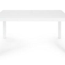 Tavolo allungabile KIPLIN in alluminio bianco 149×97 cm – 149×149 cm