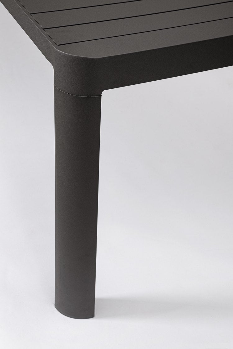 tavolo allungabile kiplin in alluminio antracite 180×100 cm – 240×100 cm, perfetto per godersi momenti all’aperto con...