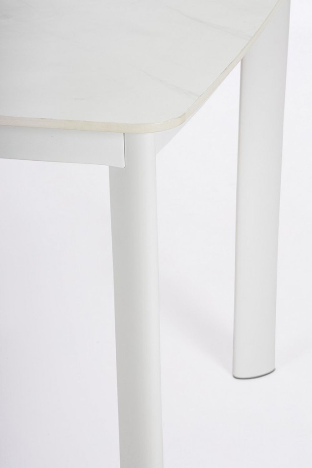 tavolo fisso alcora in pietra naturale e struttura in alluminio bianca 180×90 cm, ideale per barbecue, aperitivi o relax...