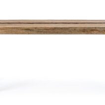 Tavolo MANCHESTER in legno di mango e gambe in acciaio nero, 200×100