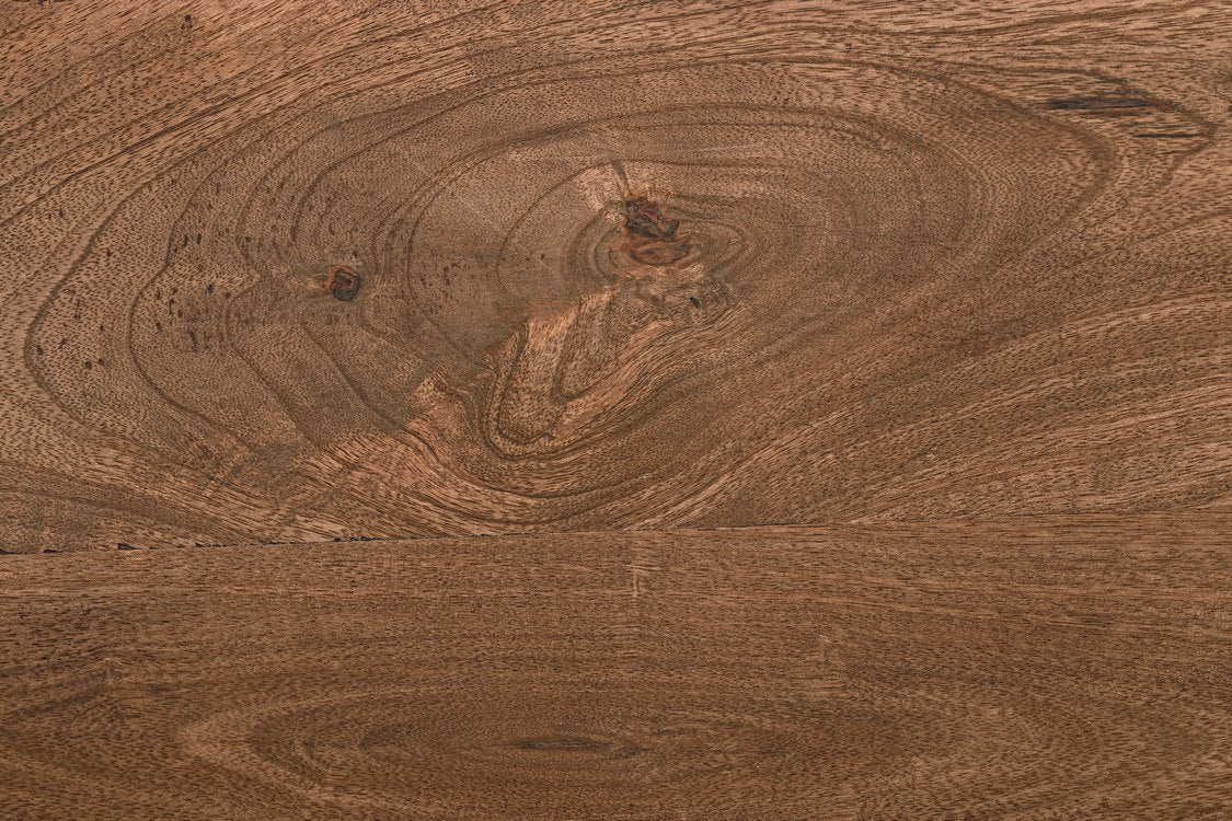 tavolo sherman in legno di mango e base finitura ottone 150 x 90 cm, ideale per ospitare pranzi o riunioni