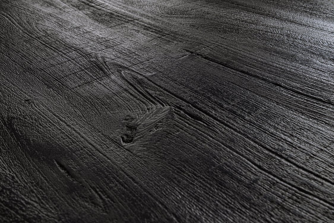 tavolo hastings rettangolare in legno di mango e base antracite acciaio 200×100 cm, design moderno per ambienti contemporanei