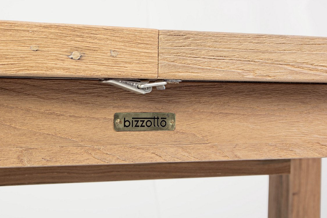 tavolo allungabile bounty in legno teak riciclato 160×95 – 220×95 cm, ambientazione d’arredo con il prodotto protagonista