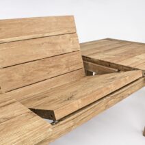 Tavolo allungabile BOUNTY in legno teak riciclato 180×100 – 250×100 cm