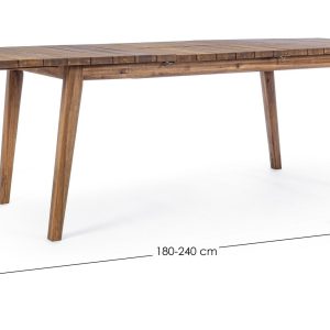 Tavolo VARSAVIA  allungabile 180/240×90 cm