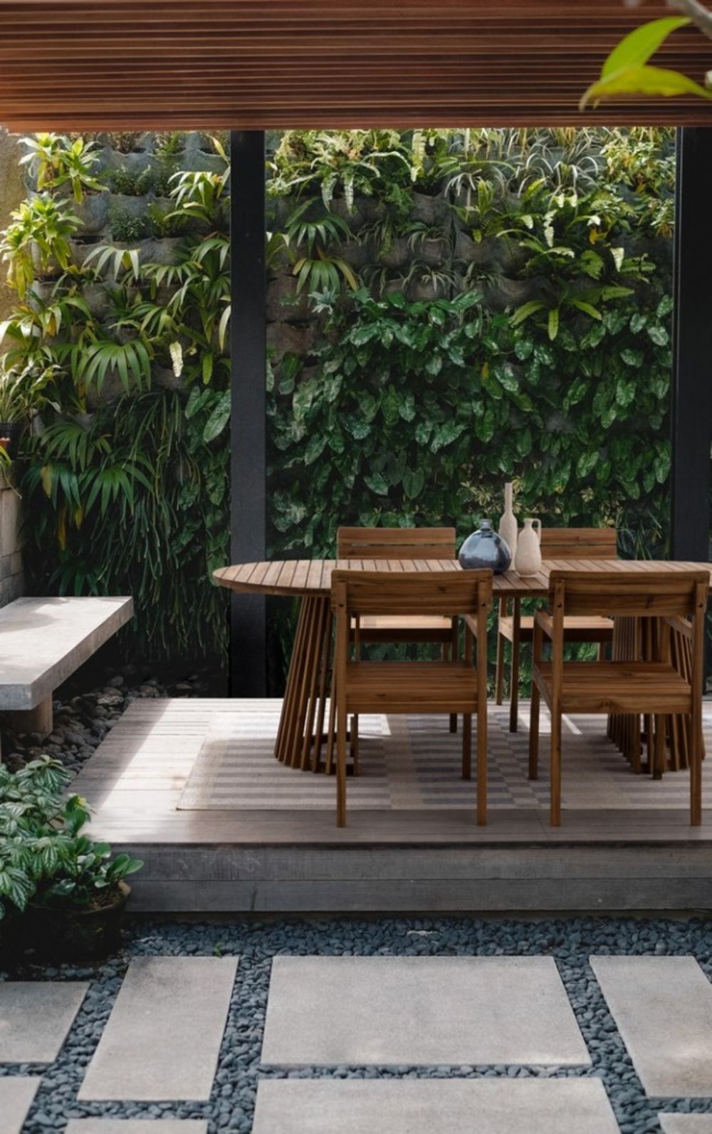 tavolo ovale rodano in legno acacia 220×100 cm, design resistente e dal look naturale