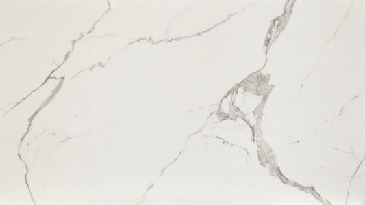 tavolo tropea in legno, finitura marmo statuario e metallo verniciato bianco, allungabile 90×90 cm – 180×90 cm, dettaglio...