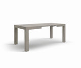 tavolo barolo in legno, finitura olmo perla, allungabile 120×80 cm – 200×80 cm, dettaglio della struttura in legno o metallo