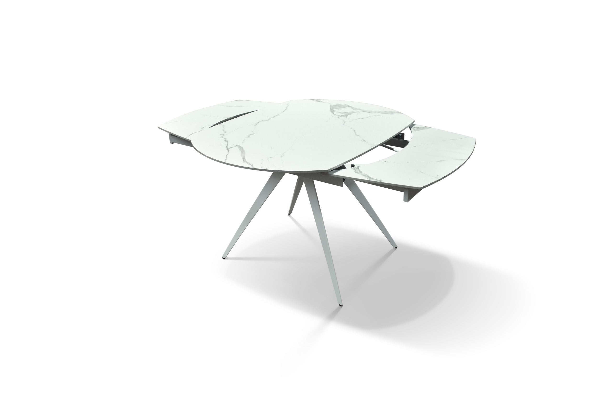 tavolo lavezzi marmo statuario 120×90 – 180×90 cm, design moderno per ambienti contemporanei