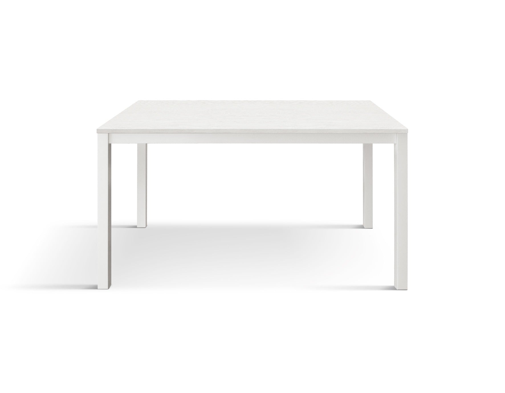 tavolo ravenna in legno bianco anticato e struttura in metallo bianco 110×68 cm, tavolo elegante adatto a sala da pranzo o...