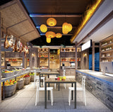 tavolo ravenna in legno finitura grigio cemento e struttura in metallo grigio antracite 80×80 cm, superficie resistente e...