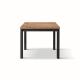 tavolo positano in legno effetto rovere e gambe antracite, allungabile a libro 90×90 cm – 180×90 cm, tavolo elegante adatto...