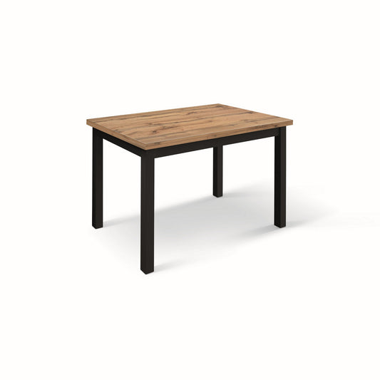 tavolo positano in legno effetto rovere e gambe antracite, allungabile 110×70 cm – 190×70 cm, tavolo elegante adatto a sala...