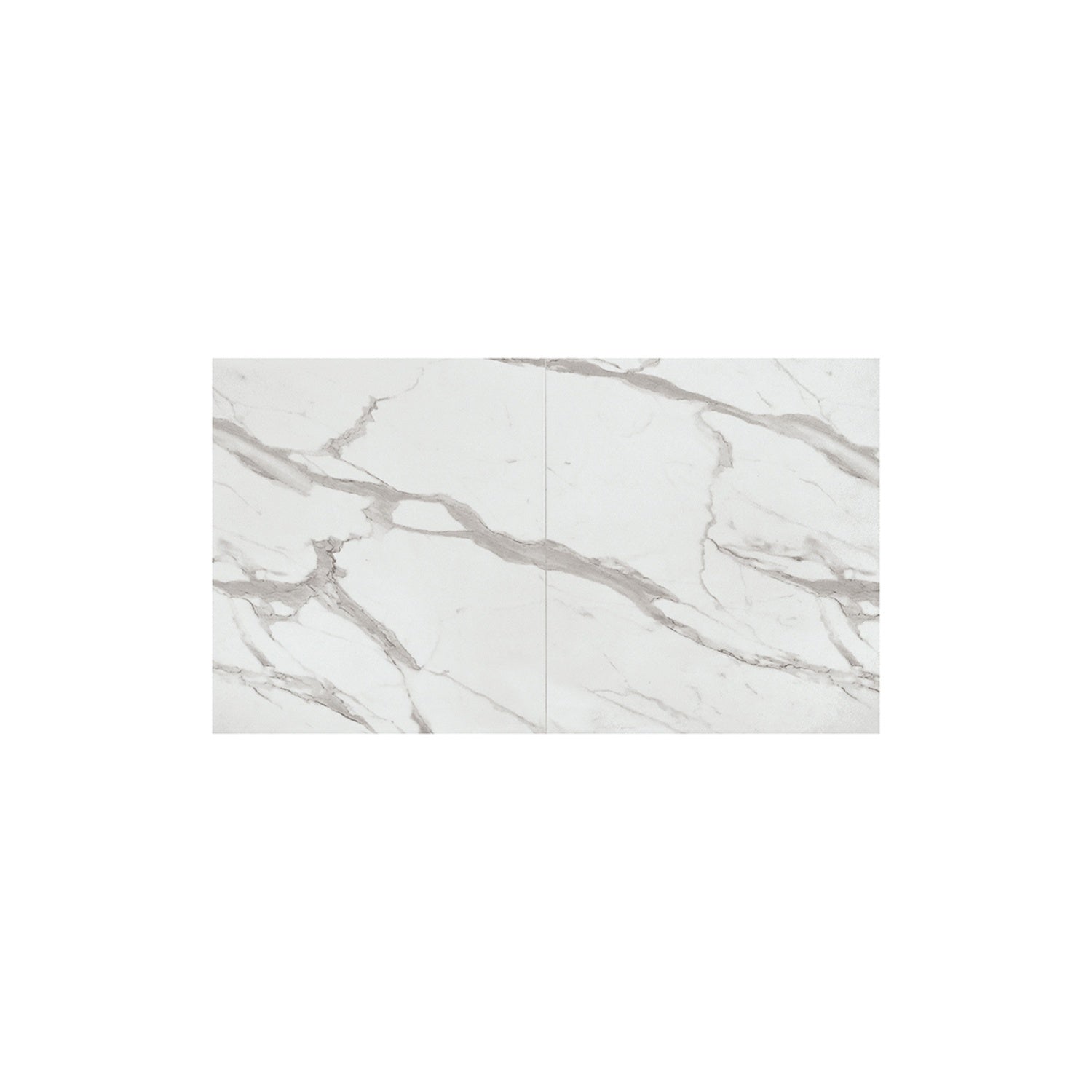 tavolo forte dei marmi in legno, finitura bianco statuario e base in metallo nero, allungabile 160×90 cm – 240×90 cm,...