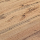 tavolo carrara in legno, finitura rovere rustico e base in metallo verniciato antracite, allungabile 180×90 cm – 260×90 cm,...