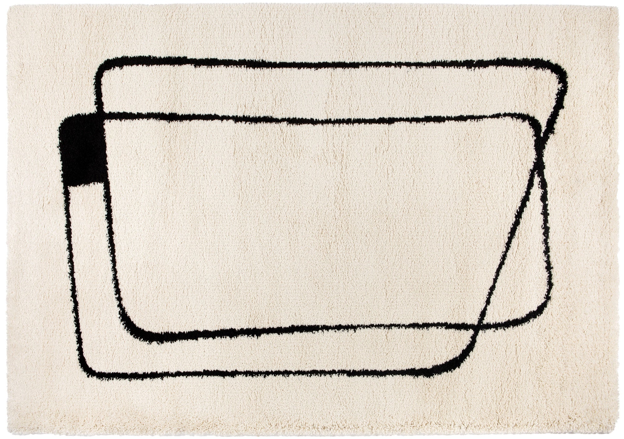 tappeto azara neve, colore neve, taglia 160 x 230 x 3. tappeti di design per arredare con stile ogni ambiente della casa