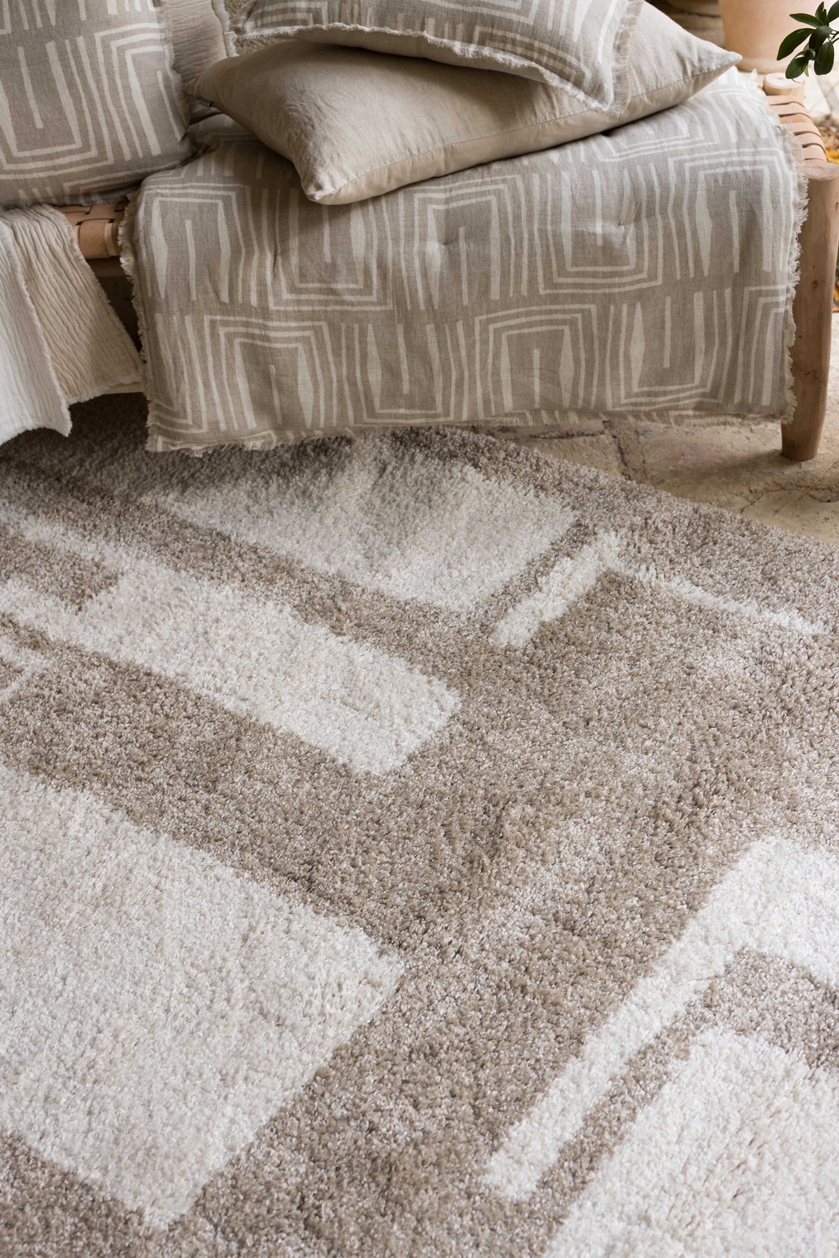 tappeto nesma naturale, colore naturale, taglia 120 x 170 x 3. realizzati con fibre naturali per un’impronta ecologica responsabile