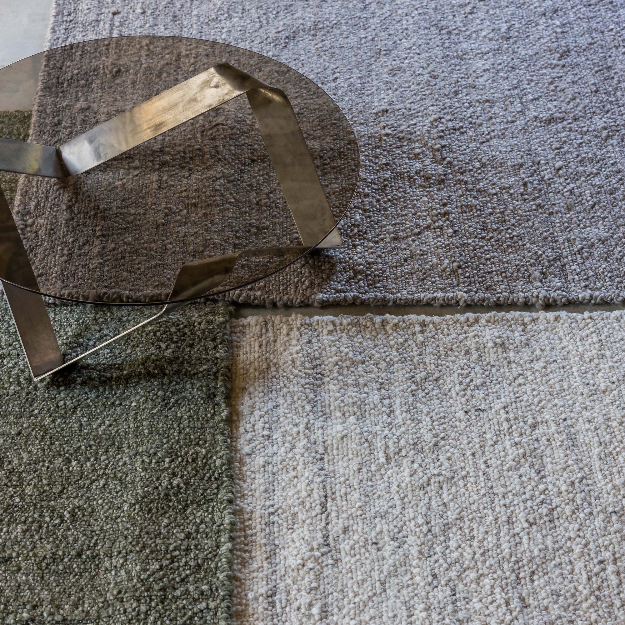 tappeto alma neve, colore neve, taglia 200 x 290 x 1. realizzati con fibre naturali per un’impronta ecologica responsabile