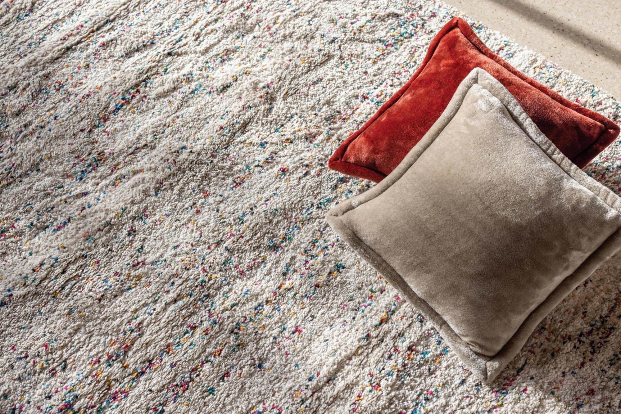 tappeto tonya 2 neve, colore neve, taglia 160 x 230 x 3. facili da pulire e mantenere, perfetti per la vita quotidiana