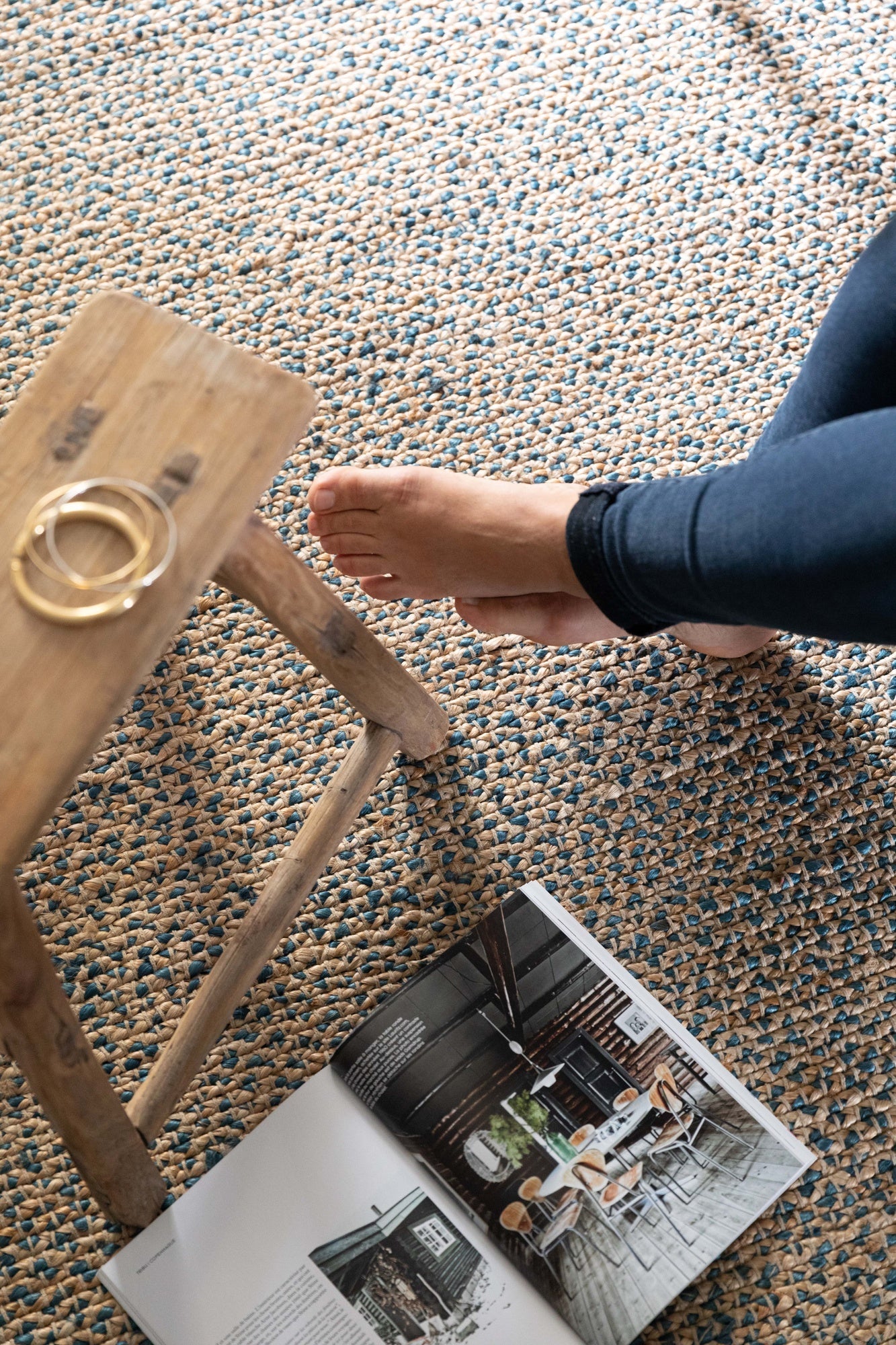 tappeto elliot riviera, colore riviera, taglia 120 x 170. facili da pulire e mantenere, perfetti per la vita quotidiana