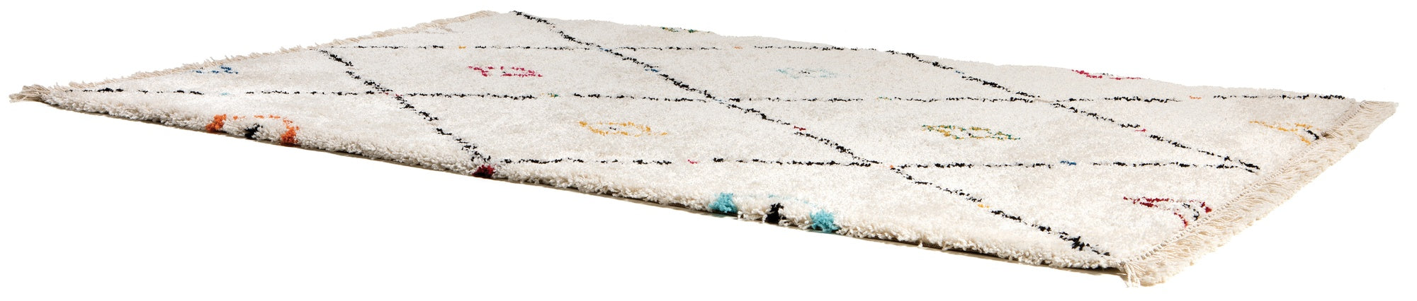 tappeto elias 2 multico, colore multico, taglia 160 x 230 x 3. materiali naturali e sostenibili per un comfort ecologico e duraturo